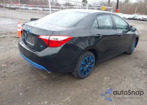 2014 Toyota Corolla Le z USA, uszkodzony, nr VIN 2T1BURHE8EC171657